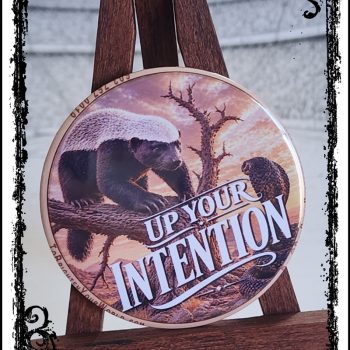 Intention! Up Your :-)<br>Ø2.25″, Ø58mm button